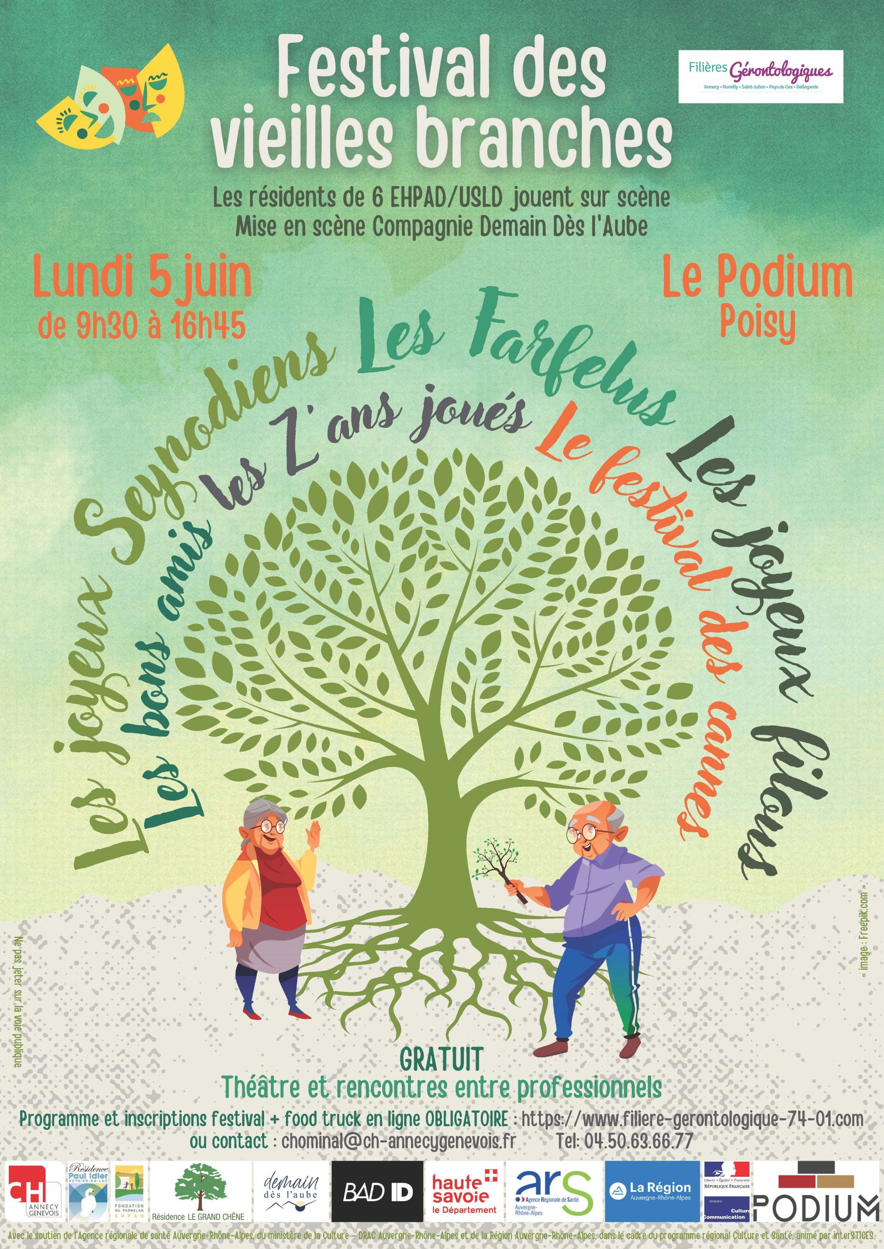 Festival des Vieilles Branches « Théâtre et rencontres entre professionnels » – 5 juin 2023 – Poisy